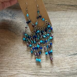 BOGO FREE EARTHBOUND BEADED CHANDELIER EARRINGS